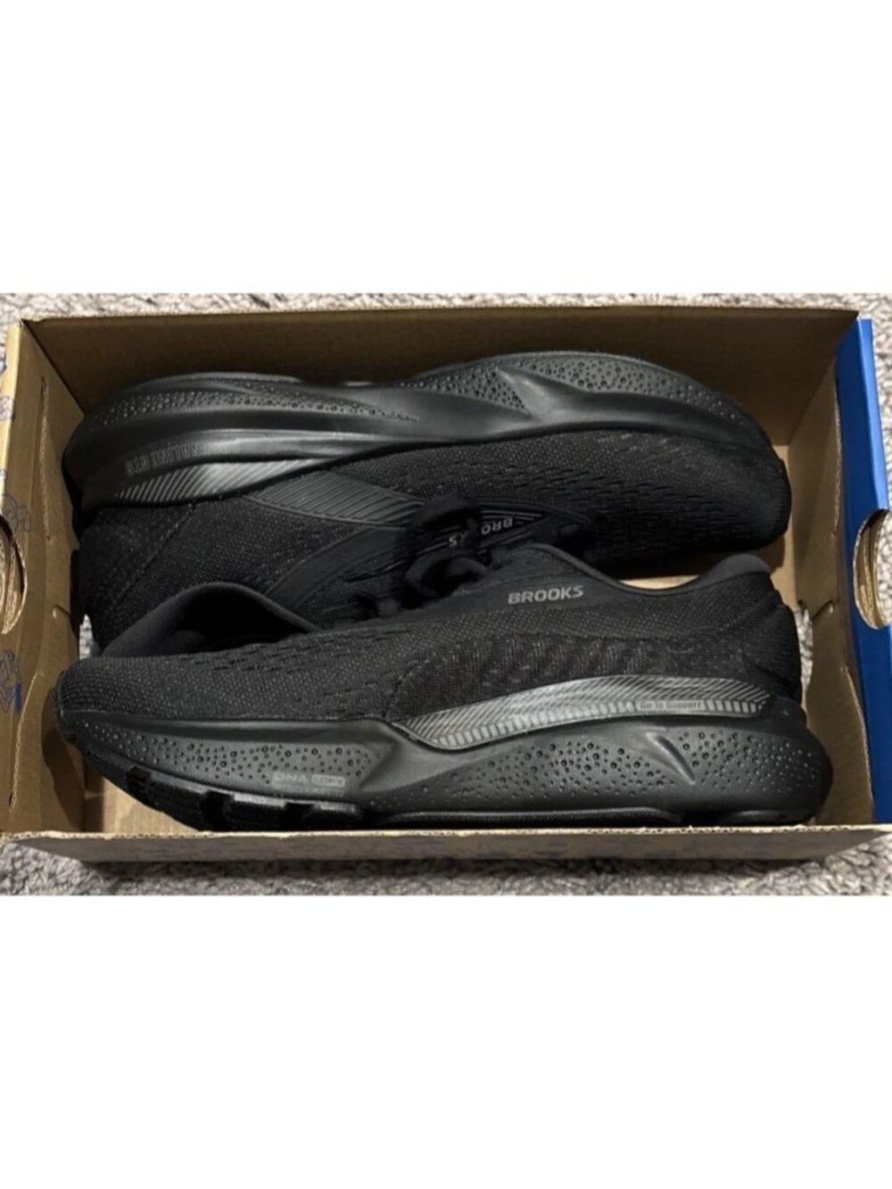 Size 6.5 B Brooks Women Adrenaline GTS 24 Running Shoes Support Medium Black